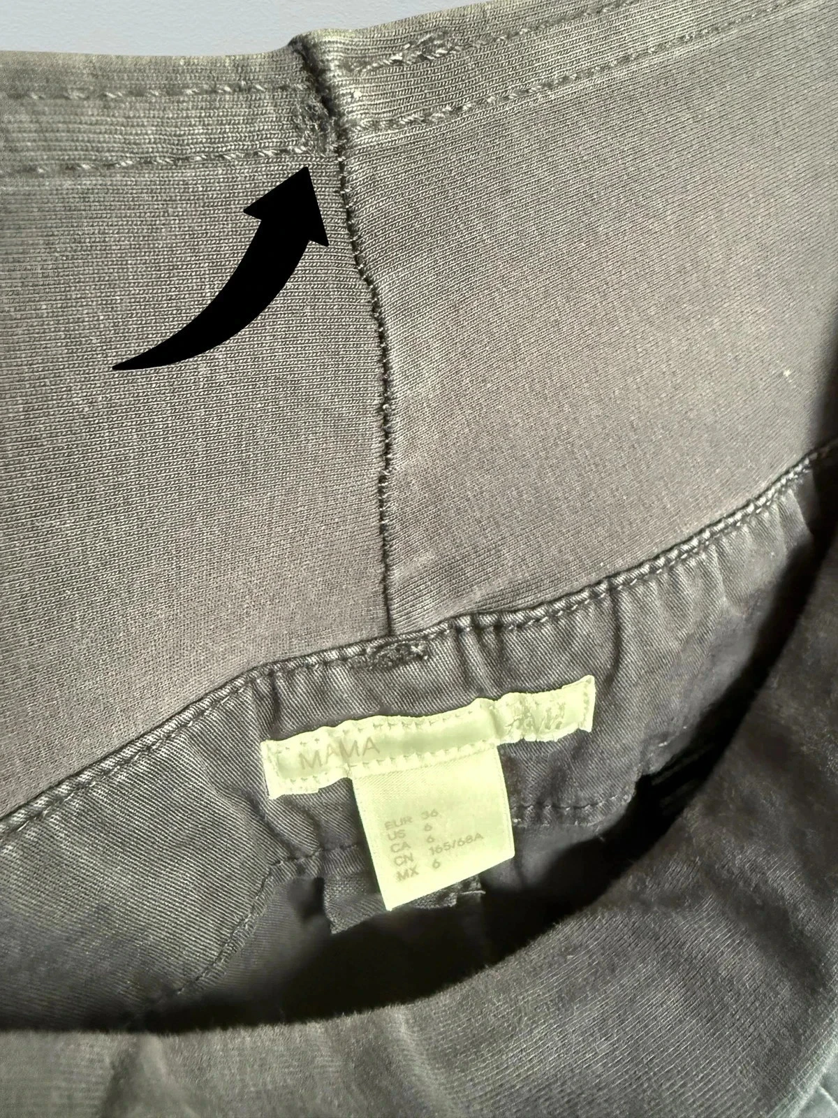 Beau Short de grossesse H&M marine T36/S – photo 5